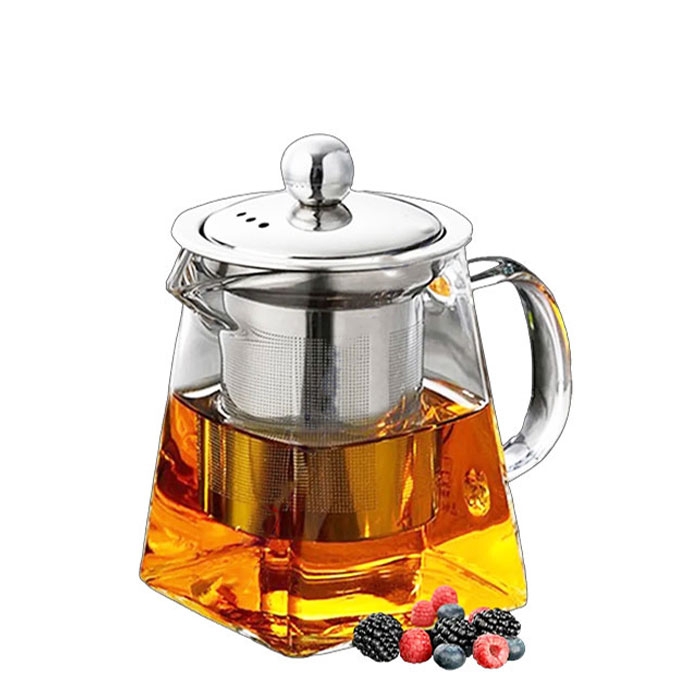 ГРИЙН БЕЪР СТЪКЛЕНА КАНИЧКА С ИНФУЗЕР 350 мл. / THE GREEN BEAR TEAPOT WITH INFUSER