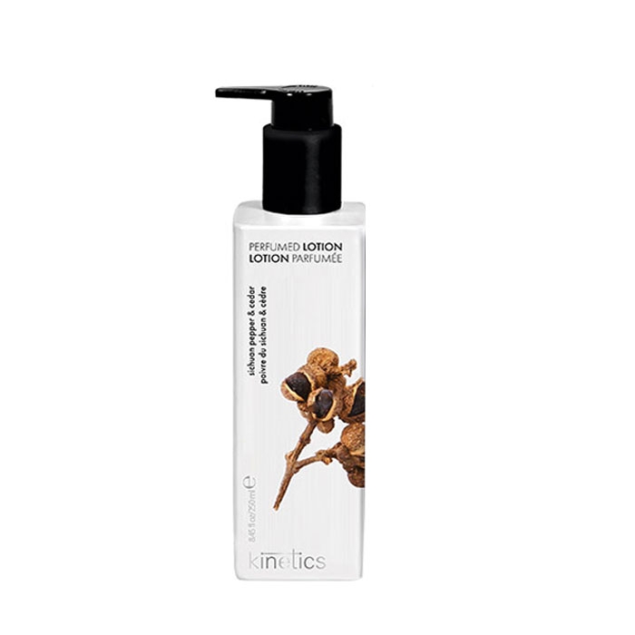 КИНЕТИКС ЛОСИОН ЗА РЪЦЕ И ТЯЛО ПИПЕР И КЕДЪР 250 мл. / KINETICS PERFUMED LOTION SICHUAN PEPPER &amp; CEDAR