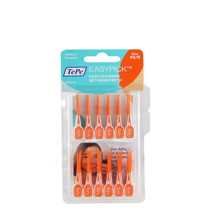 ТЕПЕ ИНТЕРДЕНТАЛНА ЧЕТКА ЗА ЗЪБИ ИЗИ ПИК размер XS / S 60 броя / TEPE EASY PICK INTERDENTAL BRUSH