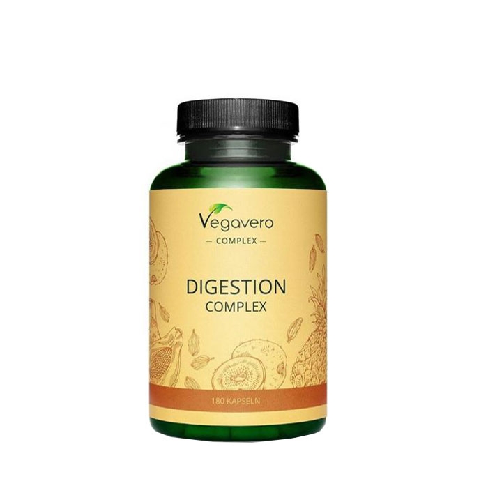 ВЕГАВЕРО БИЛКОВ КОМПЛЕКС ЗА ДОБРО ХРАНОСМИЛАНЕ капсули 180 броя / VEGAVERO DIGESTION COMPLEX