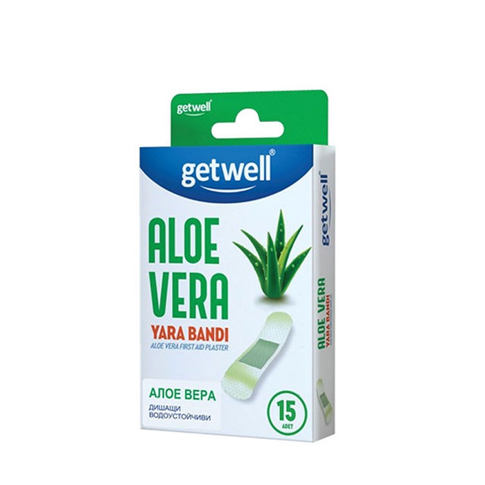 ГЕТУЕЛ ПЛАСТИР С АЛОЕ ВЕРА 15 броя / GETWELL PATCH WITH ALOE VERA
