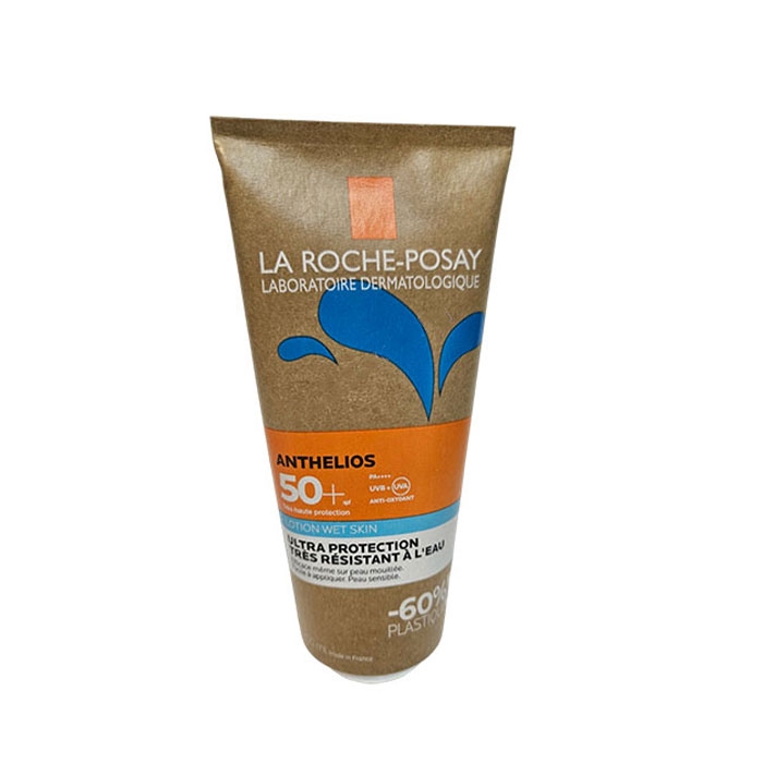 ЛА РОШ ANTHELIOS ЕКО ЛОСИОН УЕТ СКИН SPF 50+ 200 мл. / LA ROCHE POSAY ANTHELIOS LOTION WET SKIN ULTRA PROTECTION SPF 50+