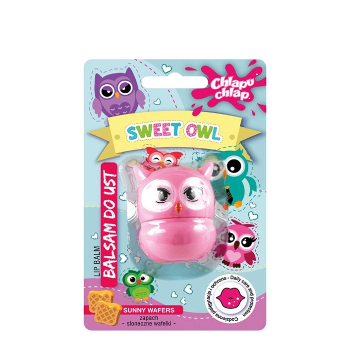 БАЛСАМ ЗА УСТНИ SWEET OIL ВАФЛИ 7 гр. / CHLAPU CHLAP LIP BALM SWEET OIL SUNNY WAFERS