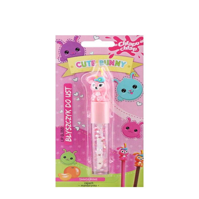 ГЛАНЦ ЗА УСТНИ CUTE BUNNY МАНДАРИНА 2,8 гр. / CHLAPU CHLAP CUTE BUNNY LIP GLOSS TANGERINE