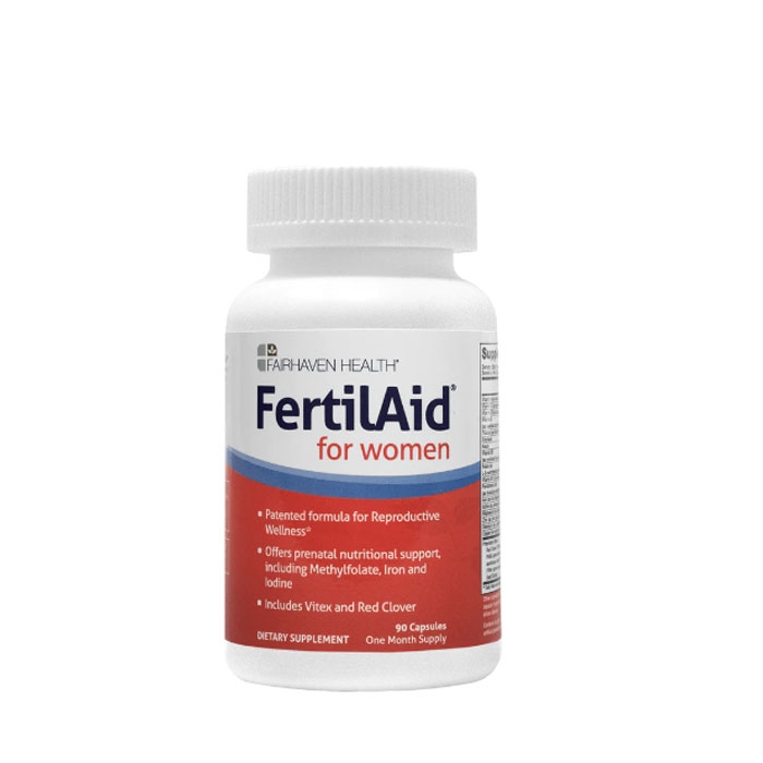ФЕРТИЛ ЕЙД за жени капсули 90 броя / FAIRHAVEN HEALTH FERTILAID