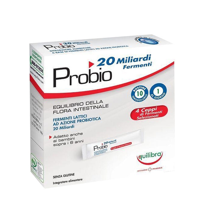 ЕКВИЛИБРА ПРОБИО 20 МИЛИАРДА саше 10 броя / EQUILIBRA PROBIO 20 BILLION
