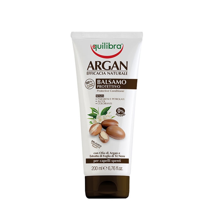 ЕКВИЛИБРА ЗАЩИТЕН БАЛСАМ ЗА КОСА С АРГАНОВО МАСЛО 200 мл. / EQUILIBRA PROTECTIVE HAIR CONDITIONER WITH ARGAN OIL