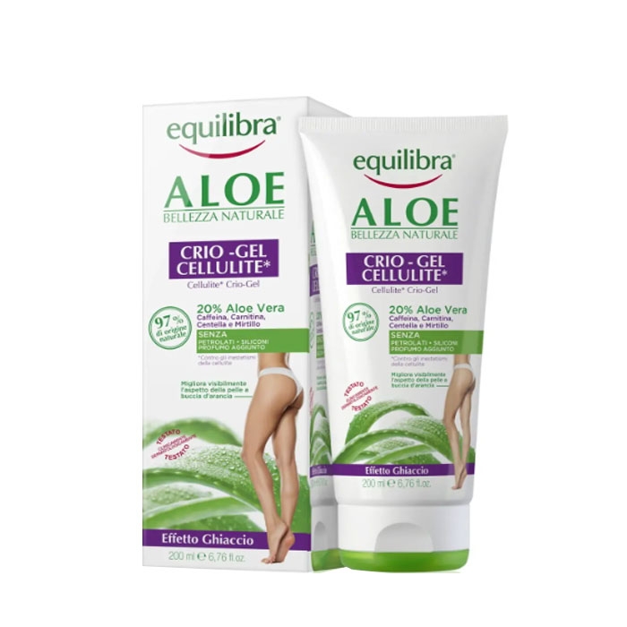 ЕКВИЛИБРА АНТИЦЕЛУЛИТЕН КРИО - ГЕЛ С АЛОЕ ВЕРА 200 мл. / EQUILIBRA ALOE CRIO - GEL CELLULITE