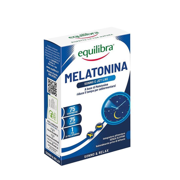 ЕКВИЛИБРА МЕЛАТОНИН таблетки 1 мг. 75 броя / EQUILIBRA MELATONINA
