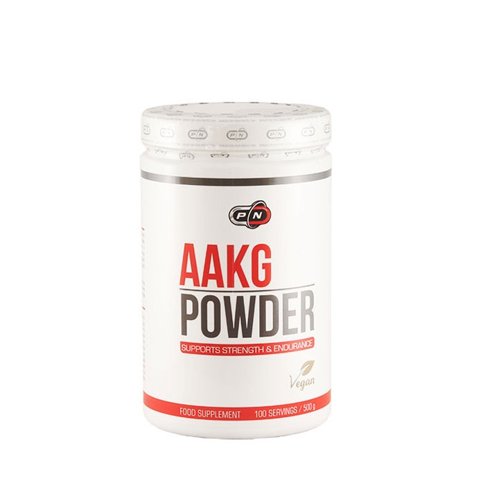 ПЮР НУТРИШЪН АРГИНИН АЛФА - КЕТОГЛУТАРАТ (AAKG) прах 500 гр. / PURE NUTRITION AAKG