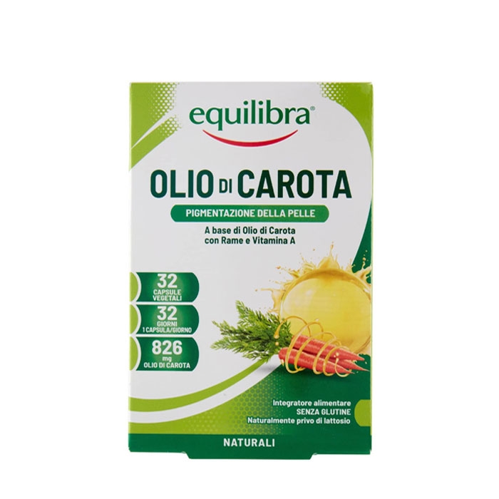 ЕКВИЛИБРА МАСЛО ОТ МОРКОВ капсули 32 броя / EQUILIBRA OLIO DI CAROTA