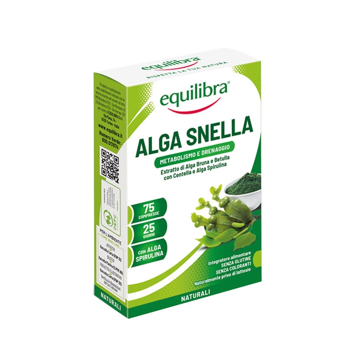 ЕКВИЛИБРА ВОДОРАСЛИ ЗА ОТСЛАБВАНЕ таблетки 75 броя / EQUILIBRA ALGA SNELLA
