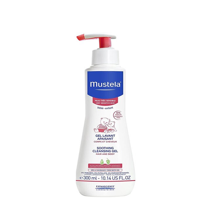МУСТЕЛА SENSITIVE ИЗМИВАЩ ГЕЛ 300 мл. / MUSTELA SOOTHING CLEANSING GEL