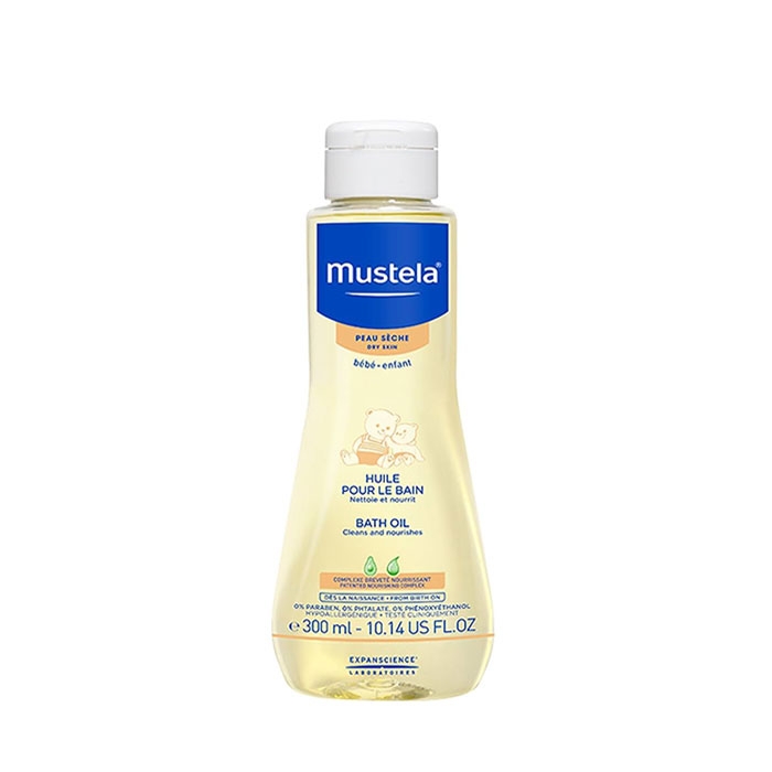 МУСТЕЛА БЕБЕ ДУШ ОЛИО ЗА СУХА КОЖА 300 мл. / MUSTELA BABY BATH OIL FOR DRY SKIN