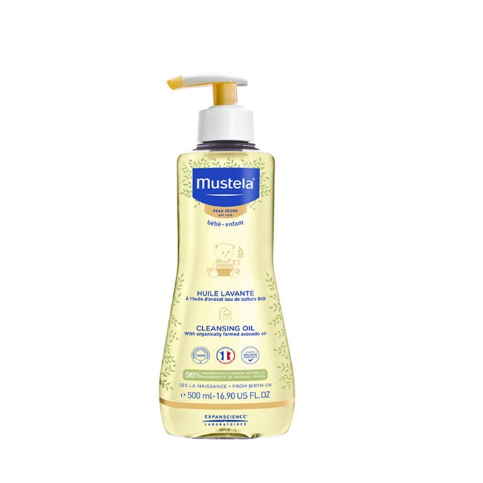 МУСТЕЛА БЕБЕ ДУШ ОЛИО ЗА СУХА КОЖА 500 мл. / MUSTELA BEBE CLEANSING OIL FOR DRY SKIN