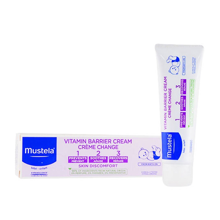 МУСТЕЛА ВИТАМИНЕН ЗАЩИТЕН КРЕМ ПРОТИВ ПОДСИЧАНЕ ЗА БЕБЕ 50 мл. / MUSTELA VITAMIN BARRIER CREAM