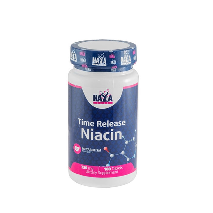 ХАЯ ЛАБС НИАЦИН TR таблетки 250 мг. 100 броя / HAYA LABS NIACIN TR