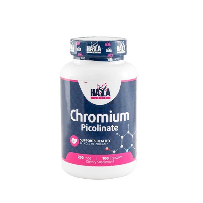 ХАЯ ЛАБС ХРОМ ПИКОЛИНАТ капсули 200 мкг. 100 броя / HAYA LABS CHROMIUM PICOLINATE