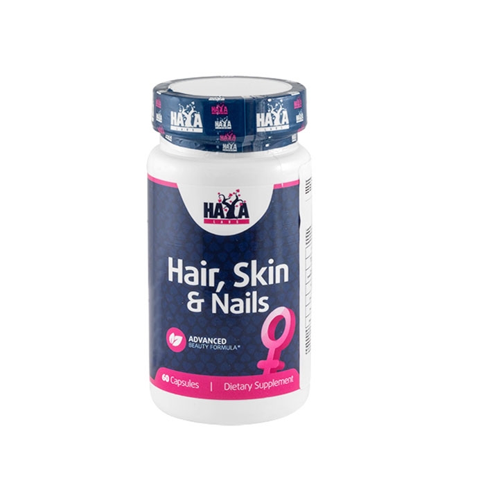 ХАЯ ЛАБС КОСА, КОЖА И НОКТИ капсули 60 броя / HAYA LABS HAIR, SKIN AND NAILS