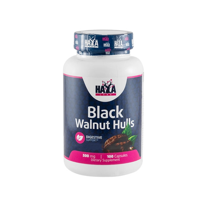 ХАЯ ЛАБС ЧЕРЕН ОРЕХ капсули 500 мг. 100 броя / HAYA LABS BLACK WALNUT HULLS