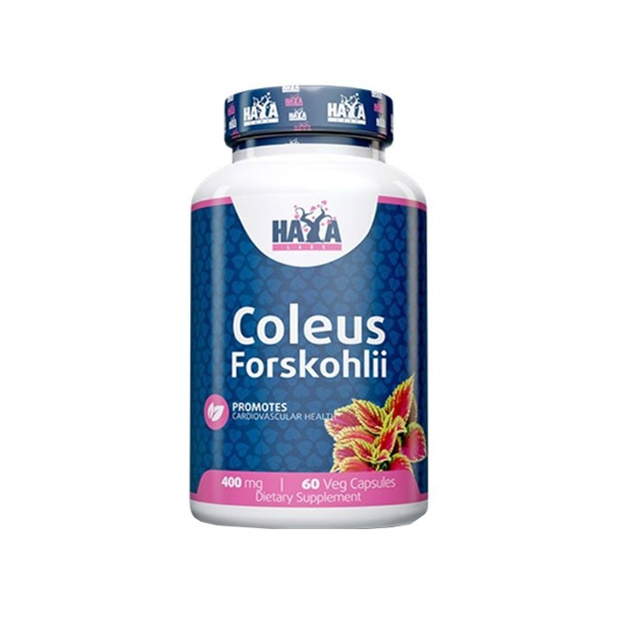 ХАЯ ЛАБС КОЛЕУС ФОРСКОЛИЙ капсули 60 броя / HAYA LABS COLEUS FORSKOHLII