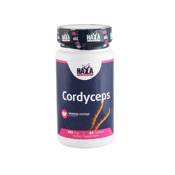 ХАЯ ЛАБС КОРДИЦЕПС таблетки 500 мг. 60 броя / HAYA LABS CORDYCEPS ...