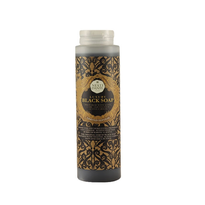 НЕСТЕ ДАНТЕ НАТУРАЛЕН ЛУКСОЗЕН ЧЕРЕН ДУШ ГЕЛ 300 мл. / NESTI DANTE LUXURY BLACK LIQUID SOAP