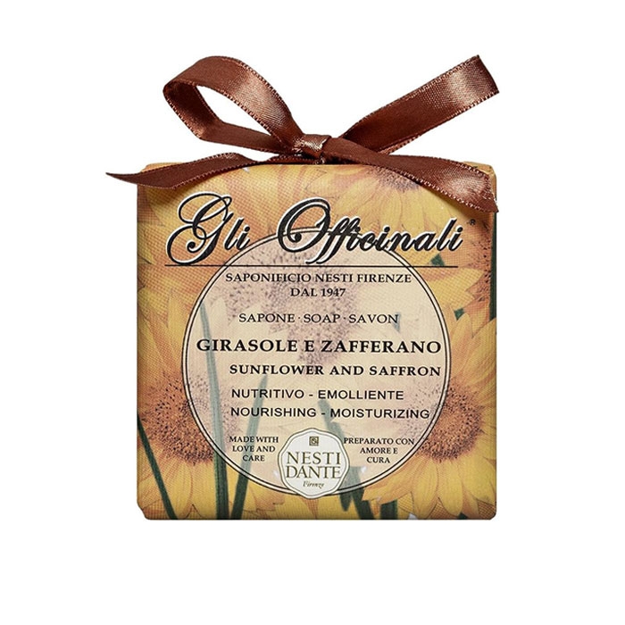 НЕСТИ ДАНТЕ НАТУРАЛЕН САПУН СЪС СЛЪНЧОГЛЕД И ШАФРАН 200 гр. / NESTI DANTE NATURAL SOAP WITH SUNFLOWER AND SAFFRON