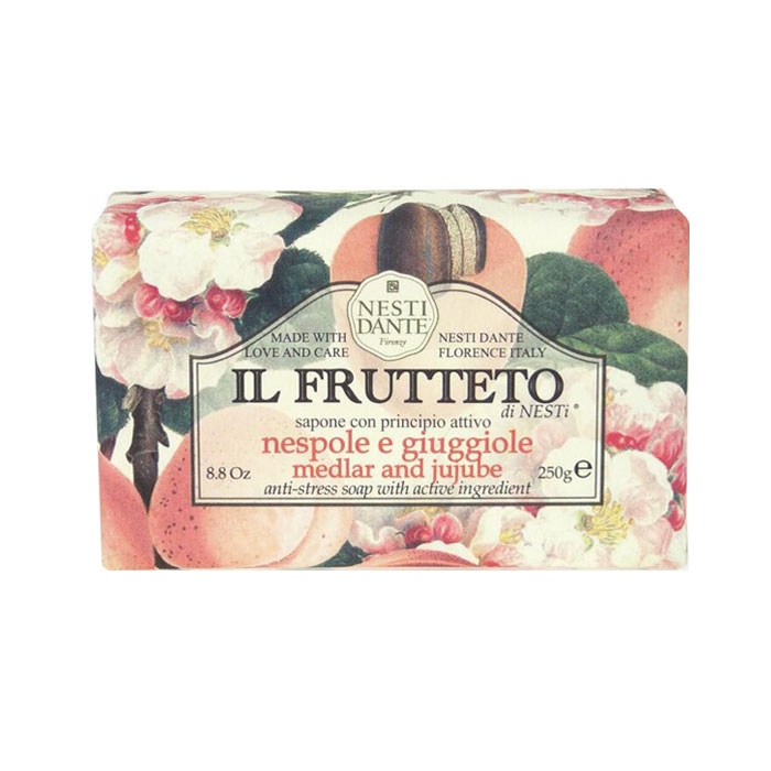 НЕСТИ ДАНТЕ НАТУРАЛЕН ПЛОДОВ САПУН С МУШМУЛА И ХИНАП 250 гр. / NESTI DANTE IL FRUTTETO MEDLAR AND JUJUBE SOAP
