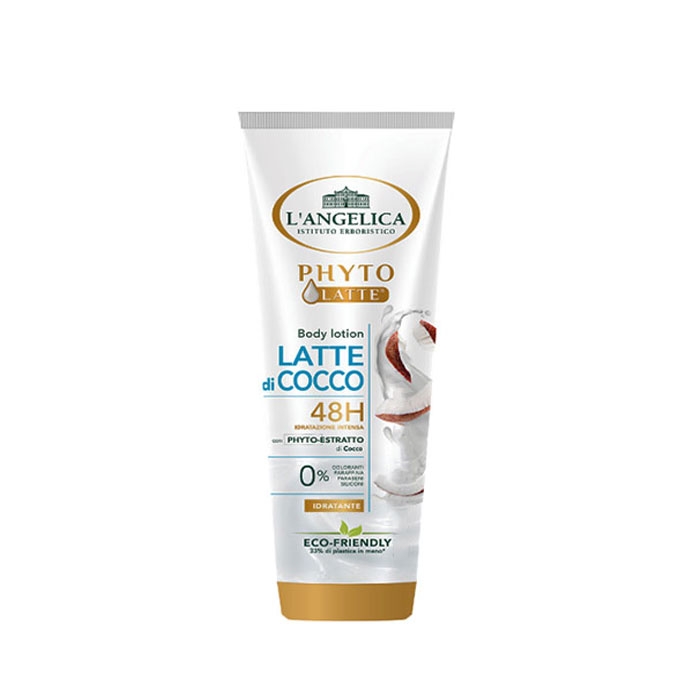ЛОСИОН ЗА ТЯЛО ФИТОЛАТЕ КОКОС 250 мл. / LANGELICA PHYTOLATTE BODY LOTION COCONUT
