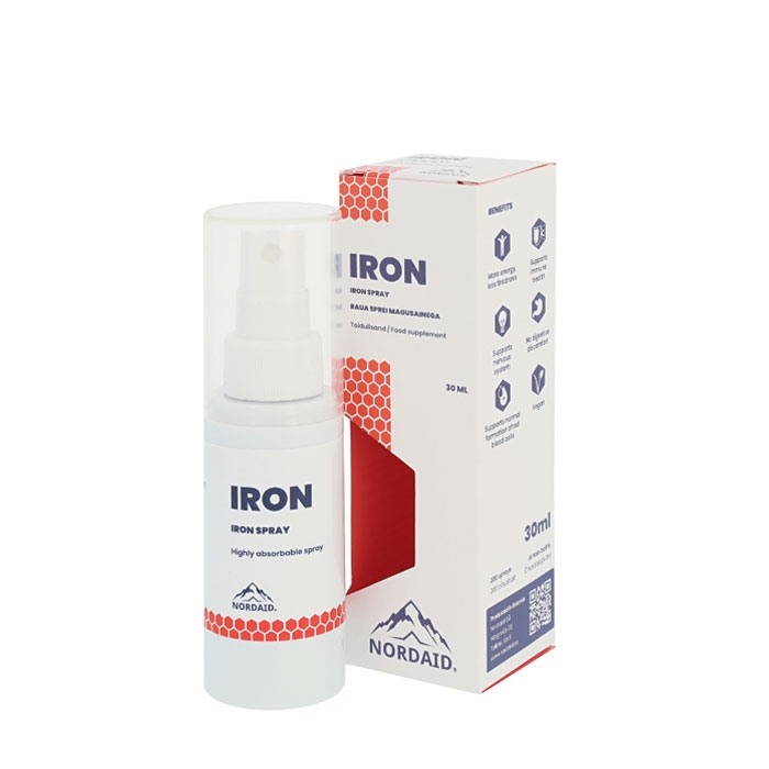 НОРДЕЙД ЖЕЛЯЗО ОРАЛЕН СПРЕЙ 30 мл / NORDAID IRON ORAL SPRAY