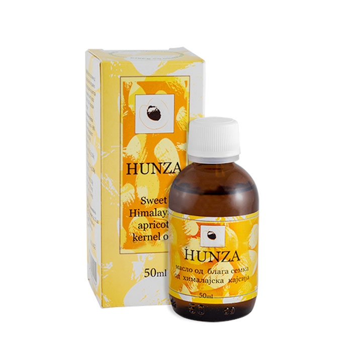 ХУНЗА МАСЛО ОТ КАЙСИЕВИ СЕМКИ 50 мл / HAOSC PAKISTAN HUNZA APRICOT SEED OIL ORANGE