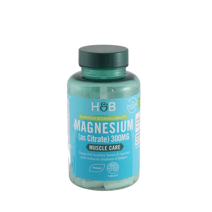 МАГНЕЗИЕВ ЦИТРАТ таблетки 100 мг 90 броя / HOLLAND &amp; BARRETT MAGNESIUM CITRATE