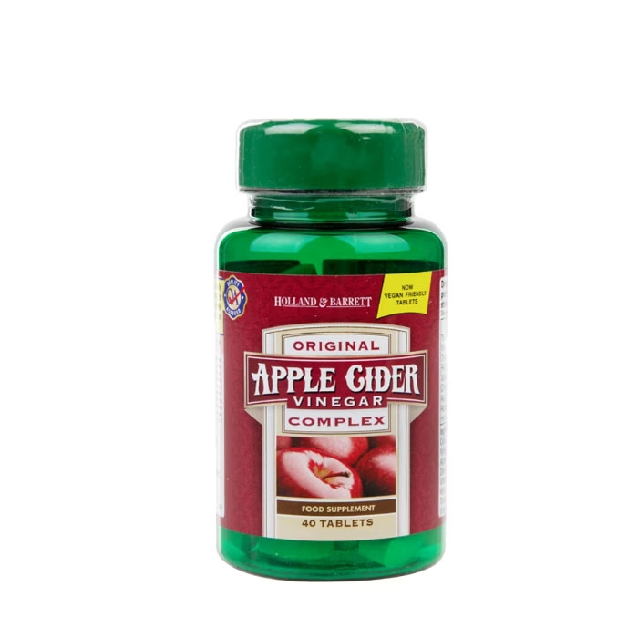 ЯБЪЛКОВ ОЦЕТ КОМПЛЕКС таблетки 40 броя / HOLLAND &amp; BARRETT APPLE CIDER VINEGAR COMPLEX