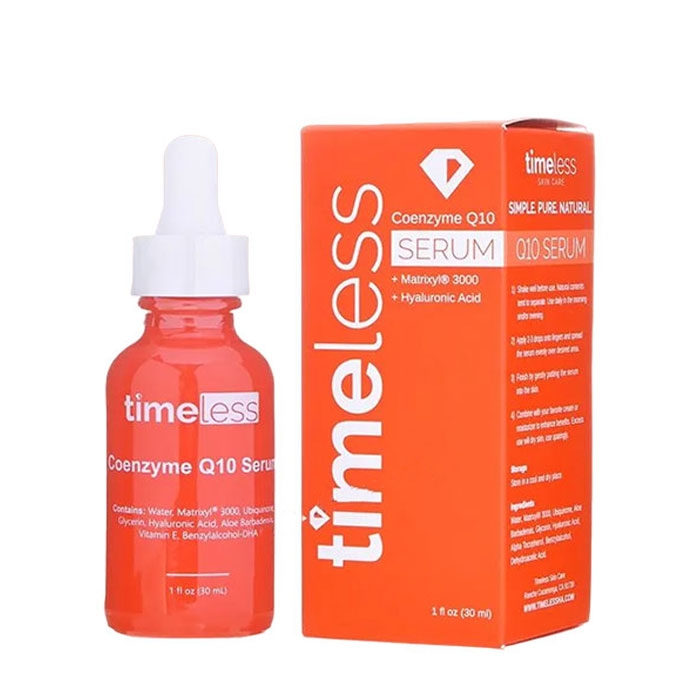 ТАЙМЛЕС СКИН КЕЪР ПОДМЛАДЯВАЩ СЕРУМ ЗА ЛИЦЕ 30 мл. / TIMELESS SKIN CARE COENZYME Q10 SERUM