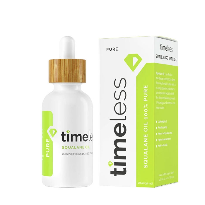 ТАЙМЛЕС СКИН КЕЪР АМПУЛА ЗА ЛИЦЕ СЪС 100% СКВАЛАН 30 мл / TIMELESS SKIN CARE SQUALANE 100% PURE
