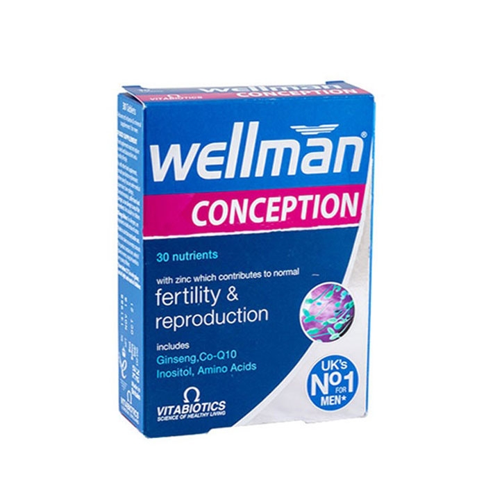 ВИТАБИОТИКС УЕЛМЕН ЗАЧЕВАНЕ таблетки 30 броя / VITABIOTICS WELLMAN CONCEPTION