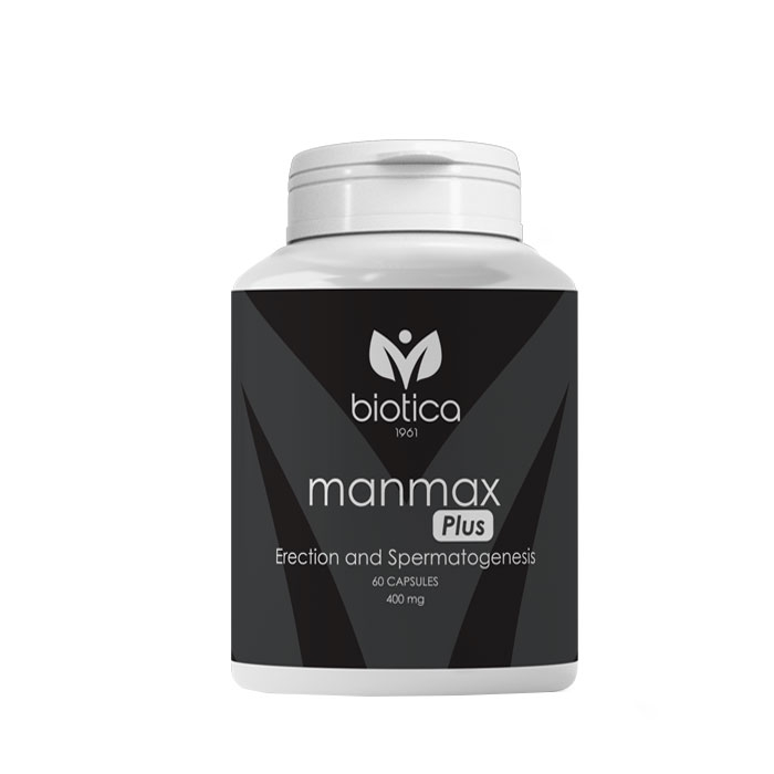 МЕНМАКС ПЛЮС капсули 60 броя / BIOTICA MANMAX PLUS