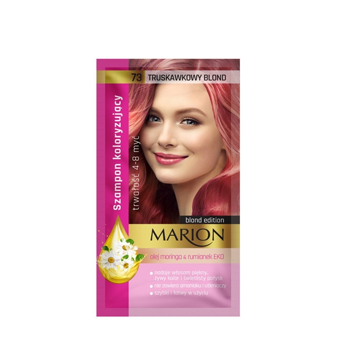 МАРИОН ШАМПОАН ОЦВЕТИТЕЛ 73 ЯГОДОВО РУСО 40 мл. / MARION COLOR SHAMPOO 73 STRAWBERRY BLOND