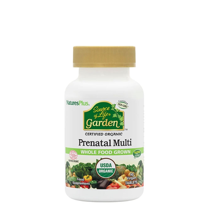НЕЙЧЪРС ПЛЮС SOURCE OF LIFE GARDEN ПРЕНАТАЛ МУЛТИ таблетки 90 броя / NATURES PLUS SOURCE OF LIFE GARDEN PRENATAL MULTI