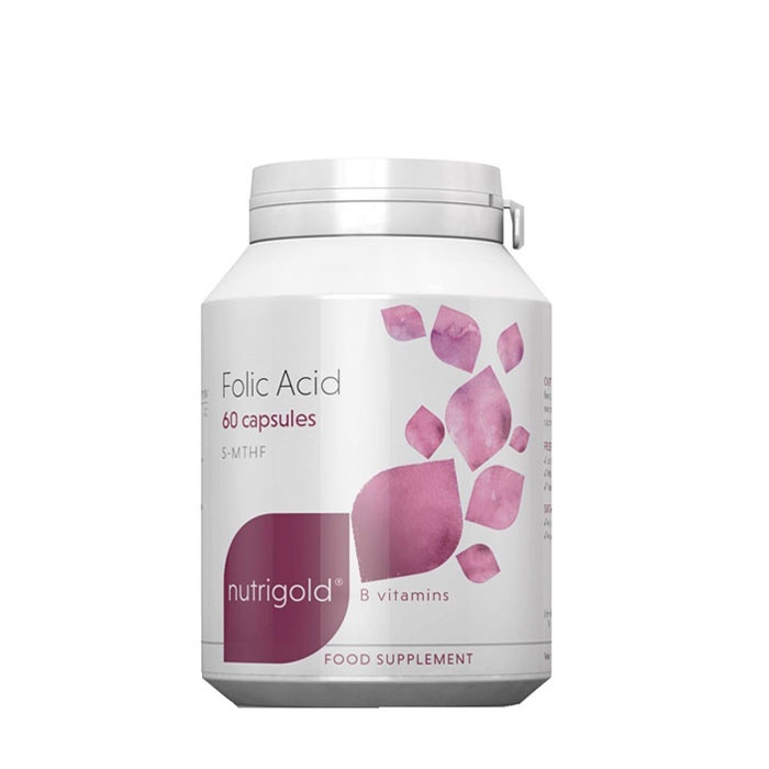 НУТРИГОЛД ФОЛИЕВА КИСЕЛИНА капсули 60 броя / NUTRIGOLD FOLIC ACID