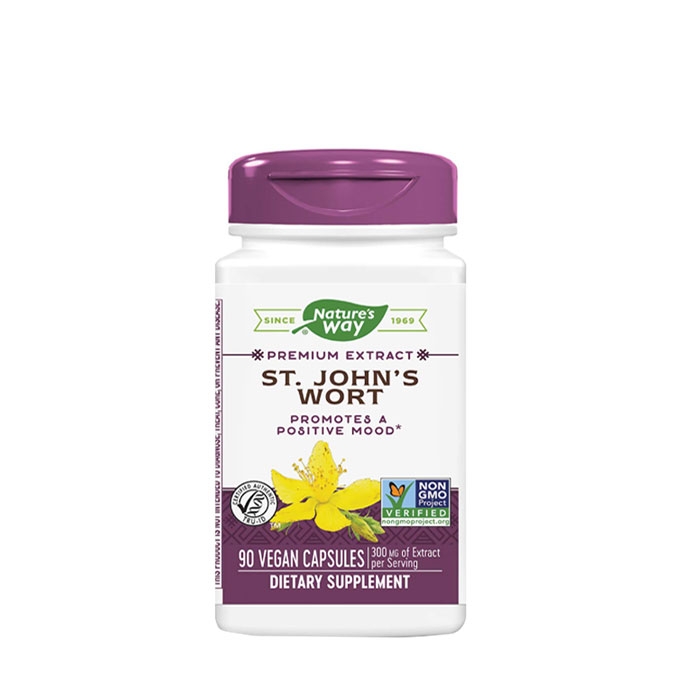 ЖЪЛТ КАНТАРИОН капсули 420 мг 90 броя / NATURE&#039;S WAY ST. JOHNS WORT