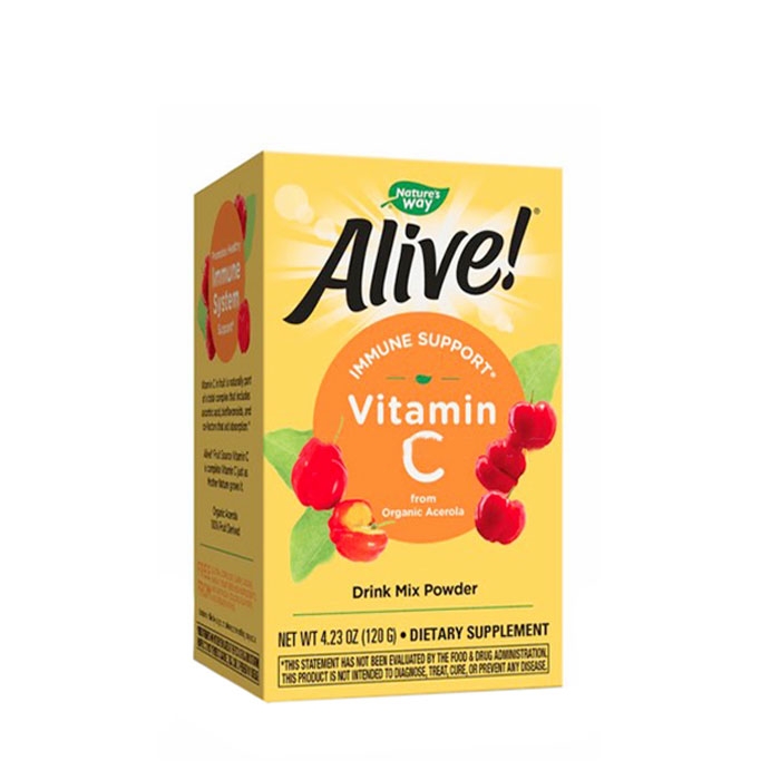 АЛАЙВ ВИТАМИН C пудра 500 мг. 120 гр. / NATURE`S WAY ALIVE VITAMIN C
