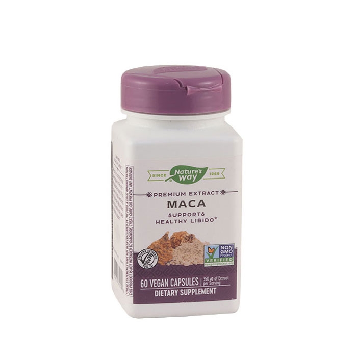 МАКА капсули 450 мг 60 броя / NATURE&#039;S WAY MACA