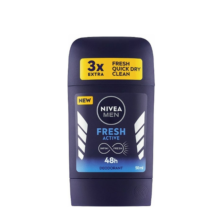 НИВЕА МЕН СТИК ФРЕШ АКТИВ 50 мл. / NIVEA MEN STICK FRESH ACTIVE
