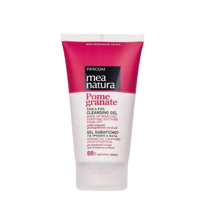 МЕА НАТУРА ПОЧИСТВАЩ ГЕЛ ЗА ЛИЦЕ И ОЧИ С НАР 150 мл. / FARCOM MEA NATURA FACE AND EYES CLEANSING GEL POMEGRANATE