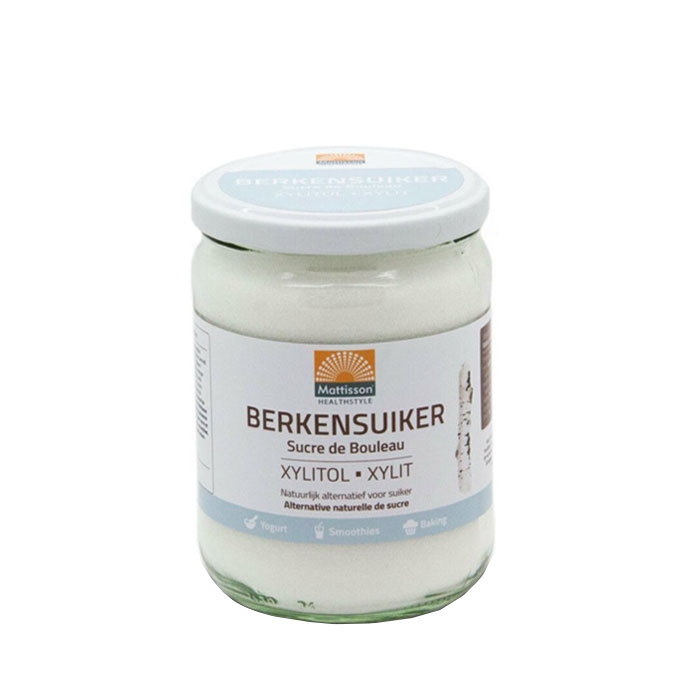 МАТИСЪН БРЕЗОВА ЗАХАР - КСИЛИТОЛ 400 г / MATTISSON HEALTHSTYLE BIRCH SUGAR - XYLITOL