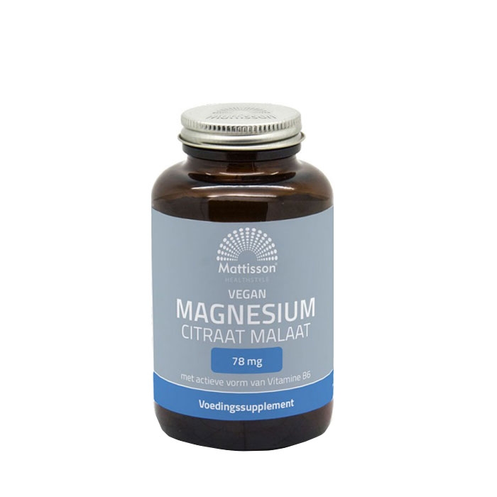 МАТИСЪН МАГНЕЗИЙ (ЦИТРАТ, МАЛАТ) капсули 120 броя / MATTISSON MAGNESIUM CITRATE MALATE