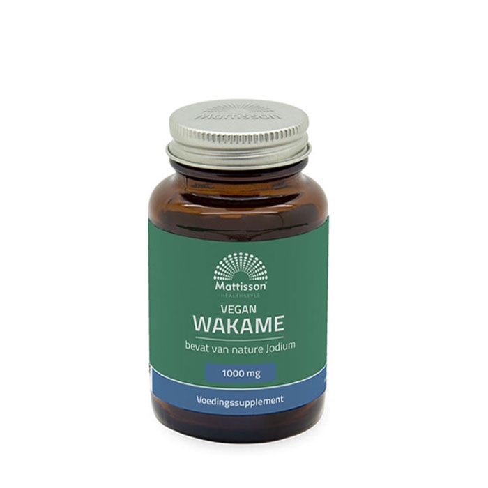 МАТИСЪН УАКАМЕ ВОДОРАСЛИ капсули 1000 мг 60 броя / MATTISSON HEALTHSTYLE WAKAME