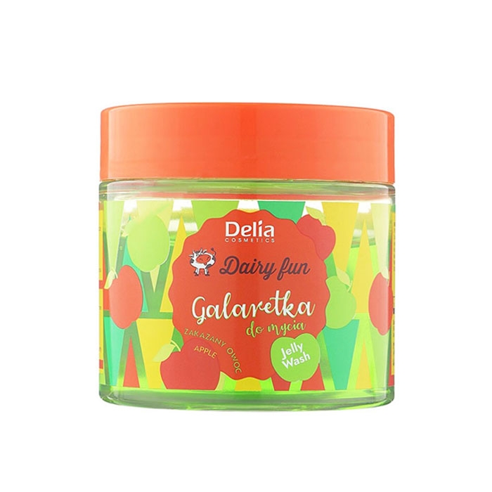 ДЕЛИА КОЗМЕТИКС DAIRY FUN ДУШ ГЕЛ ЖЕЛЕ ЯБЪЛКА 350 гр. / DELIA COSMETICS